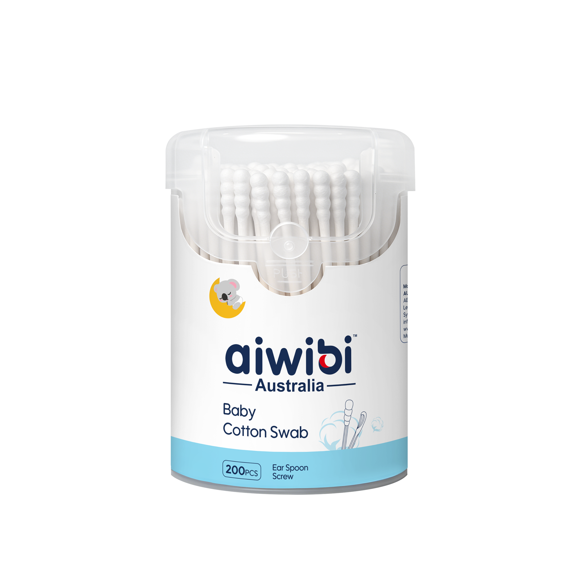 Cotton Swabs (Spiral + Spoon Shape) 200pcs